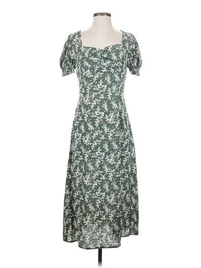Pre-owned Shein Casual Dress In Green
