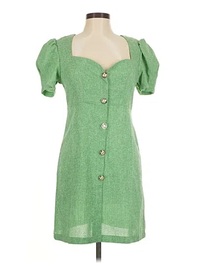 Pre-owned Shein Casual Dress In Green