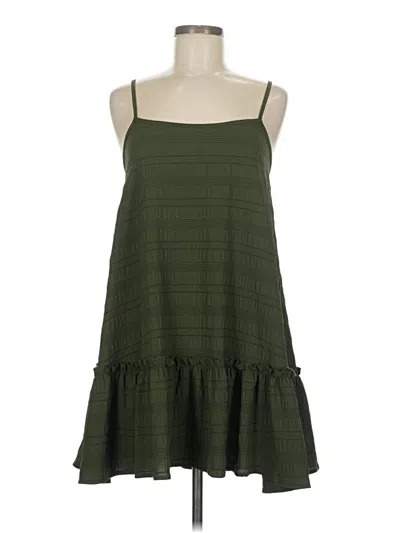 Pre-owned Shein Casual Dress In Green