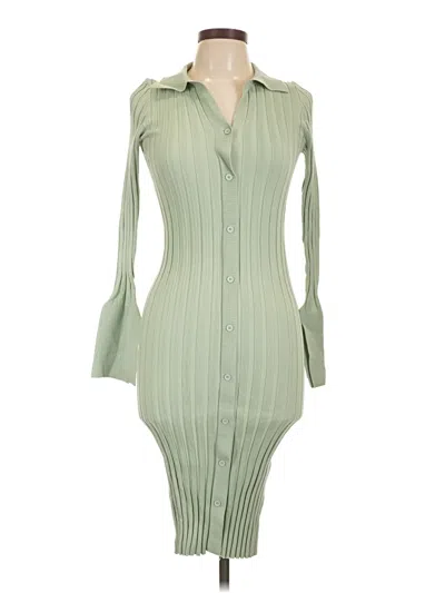 Pre-owned Shein Casual Dress In Green