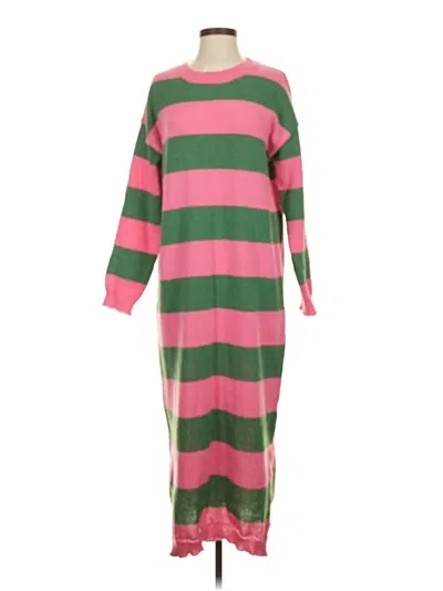 Pre-owned Shein Casual Dress In Green