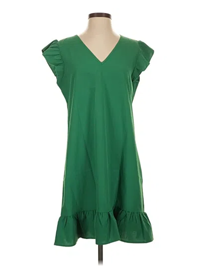 Pre-owned Shein Casual Dress In Green