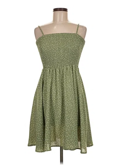 Pre-owned Shein Casual Dress In Green