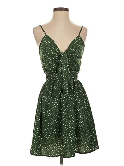 Pre-owned Shein Casual Dress In Green