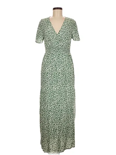 Pre-owned Shein Casual Dress In Green