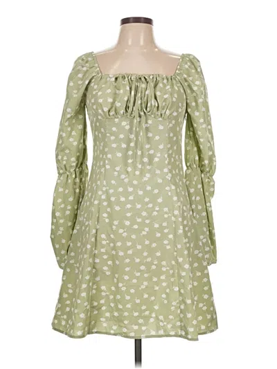 Pre-owned Shein Casual Dress In Green