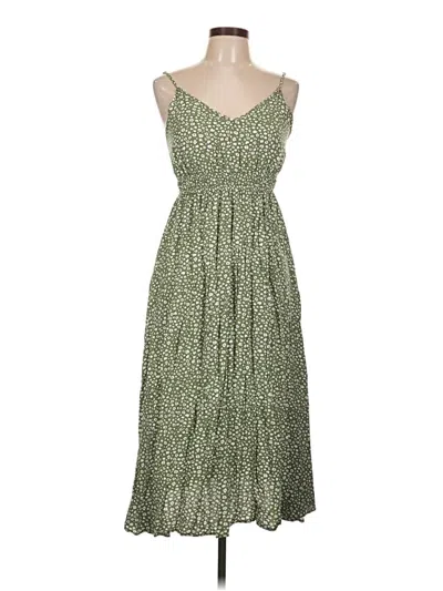 Pre-owned Shein Casual Dress In Green