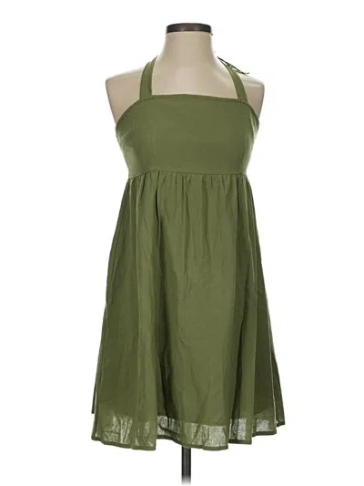 Pre-owned Shein Casual Dress In Green