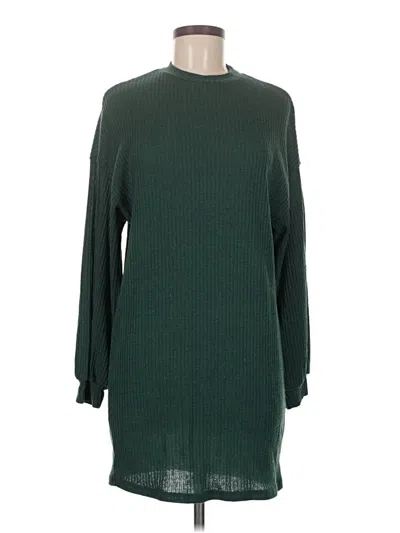 Pre-owned Shein Casual Dress In Green