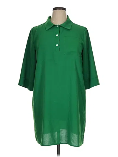 Pre-owned Shein Casual Dress In Green