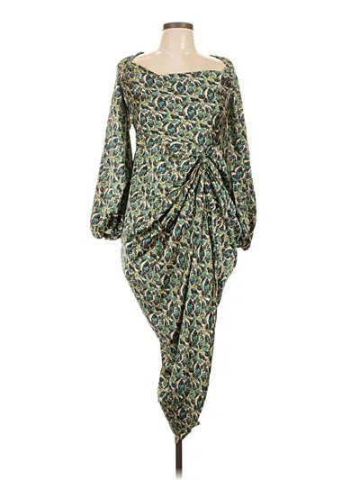 Pre-owned Shein Casual Dress In Green