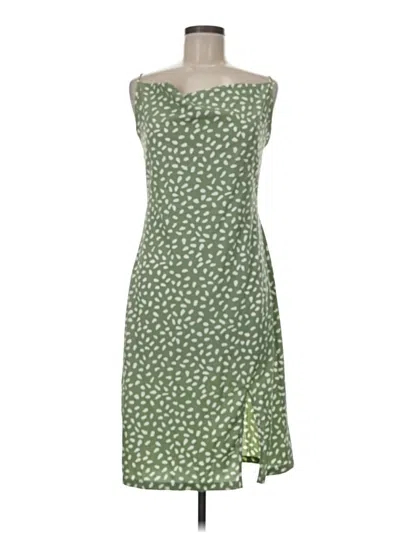 Pre-owned Shein Casual Dress In Green