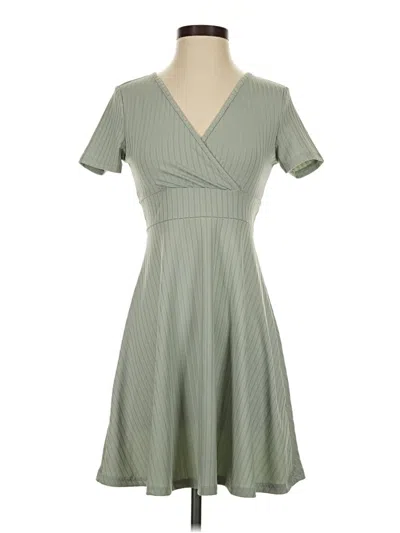 Pre-owned Shein Casual Dress In Green