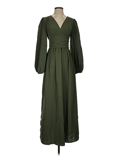 Pre-owned Shein Casual Dress In Green