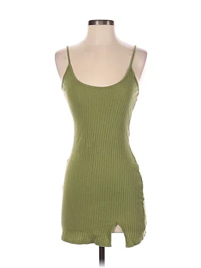 Pre-owned Shein Casual Dress In Green