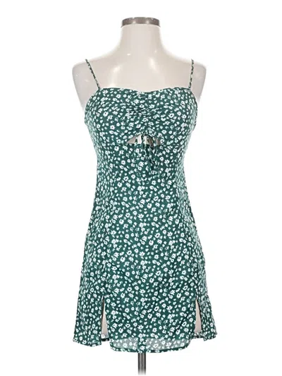 Pre-owned Shein Casual Dress In Green