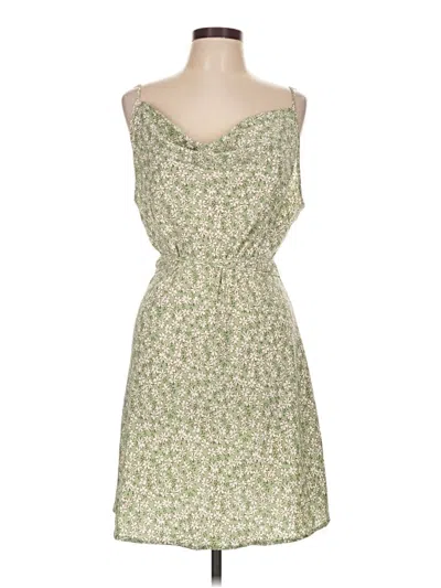 Pre-owned Shein Casual Dress In Green