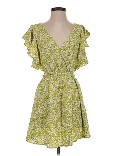 Pre-owned Shein Casual Dress In Green