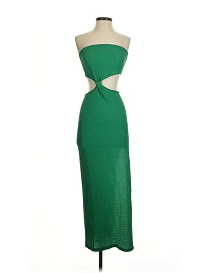 Pre-owned Shein Casual Dress In Green