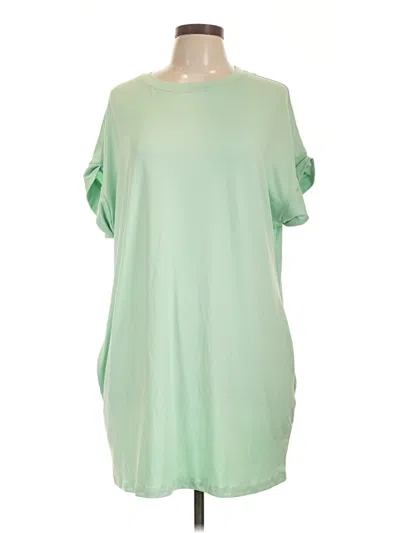 Pre-owned Shein Casual Dress In Green