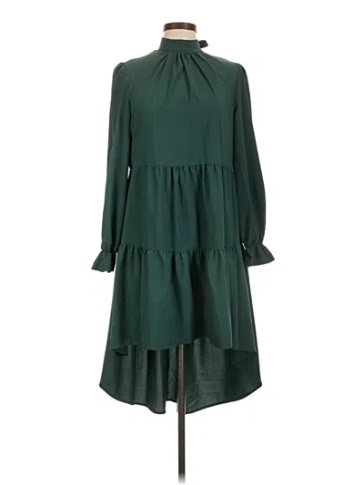 Pre-owned Shein Casual Dress In Green