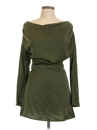Pre-owned Shein Casual Dress In Green