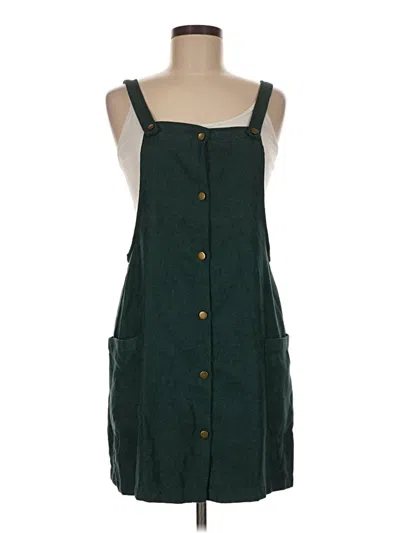 Pre-owned Shein Casual Dress In Green