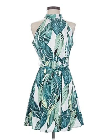 Pre-owned Shein Casual Dress In Green