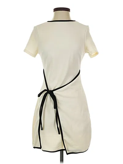 Pre-owned Shein Casual Dress In Ivory