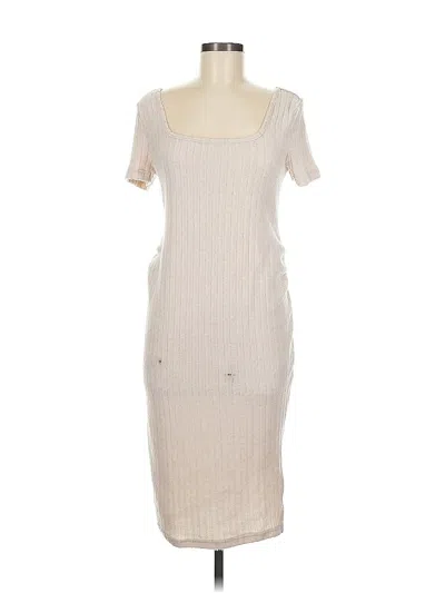 Pre-owned Shein Casual Dress In Ivory
