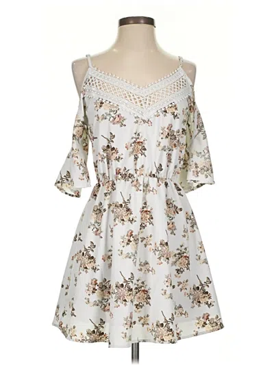 Pre-owned Shein Casual Dress In Ivory