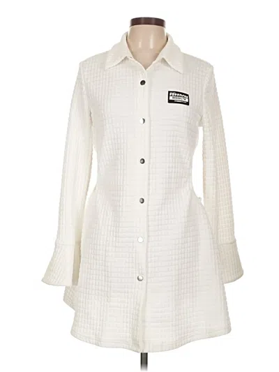Pre-owned Shein Casual Dress In Ivory
