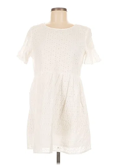 Pre-owned Shein Casual Dress In Ivory