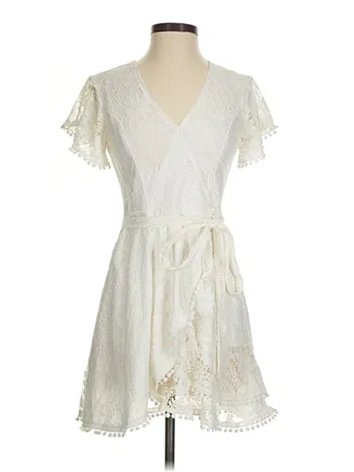 Pre-owned Shein Casual Dress In Ivory
