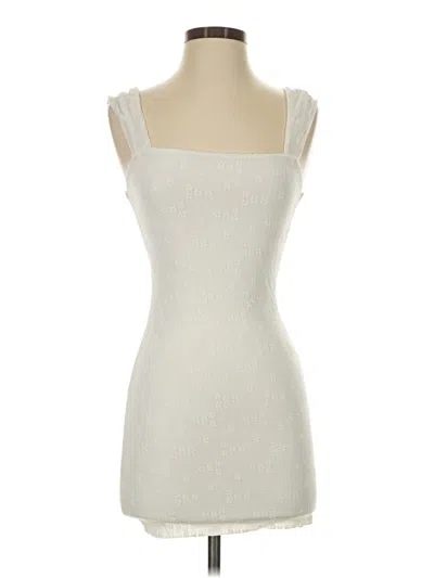 Pre-owned Shein Casual Dress In Ivory