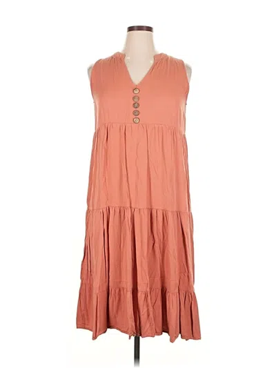 Pre-owned Shein Casual Dress In Orange