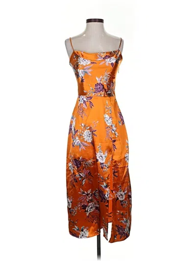 Pre-owned Shein Casual Dress In Orange