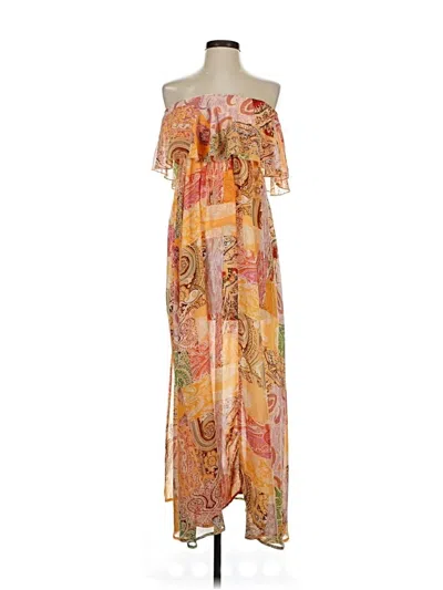 Pre-owned Shein Casual Dress In Orange