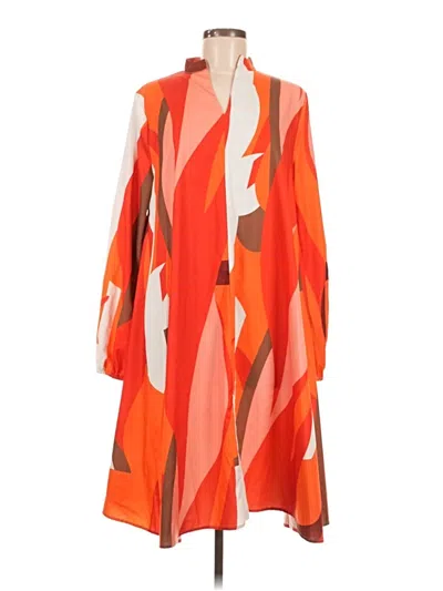 Pre-owned Shein Casual Dress In Orange