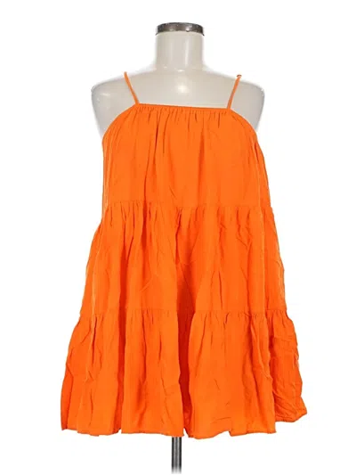 Pre-owned Shein Casual Dress In Orange