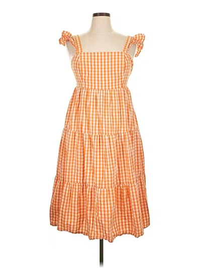 Pre-owned Shein Casual Dress In Orange