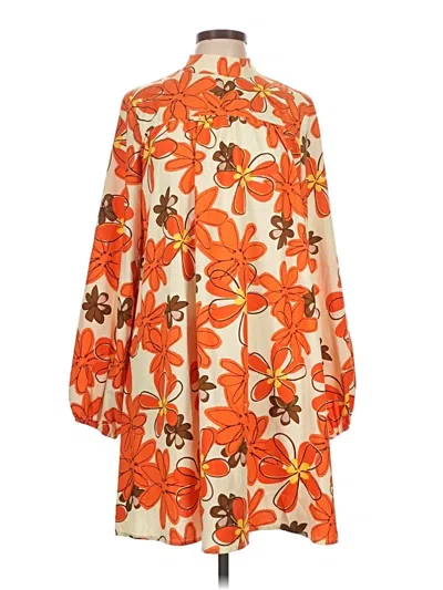 Pre-owned Shein Casual Dress In Orange
