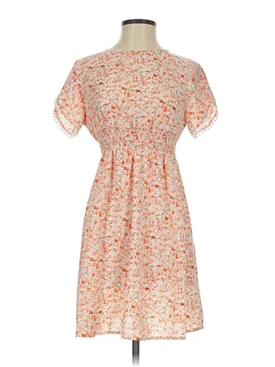 Pre-owned Shein Casual Dress In Orange