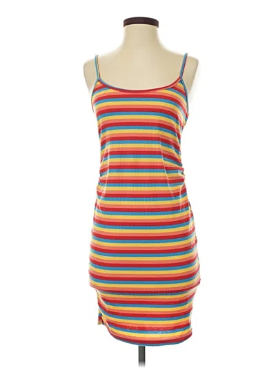 Pre-owned Shein Casual Dress In Orange