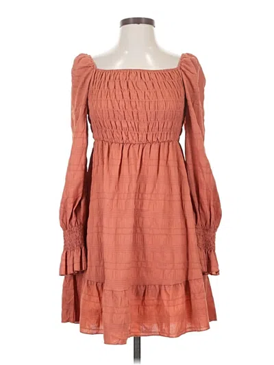 Pre-owned Shein Casual Dress In Orange