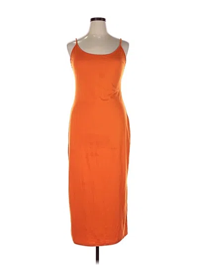 Pre-owned Shein Casual Dress In Orange