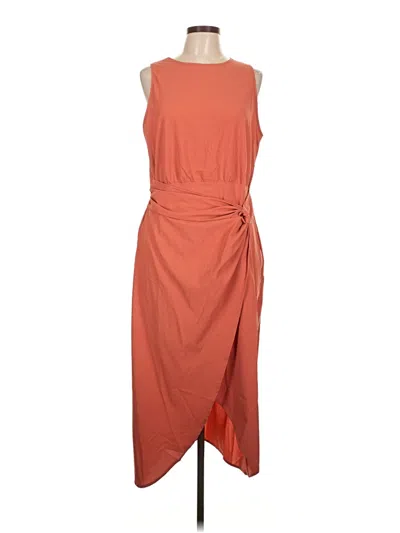 Pre-owned Shein Casual Dress In Orange