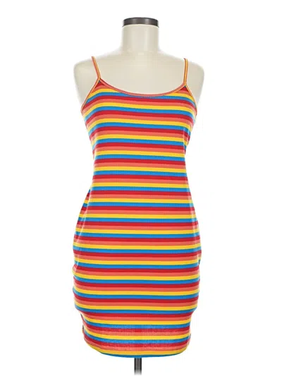 Pre-owned Shein Casual Dress In Orange