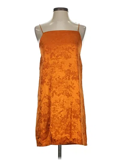 Pre-owned Shein Casual Dress In Orange