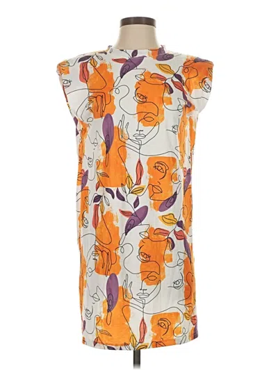 Shein Casual Dress In Orange